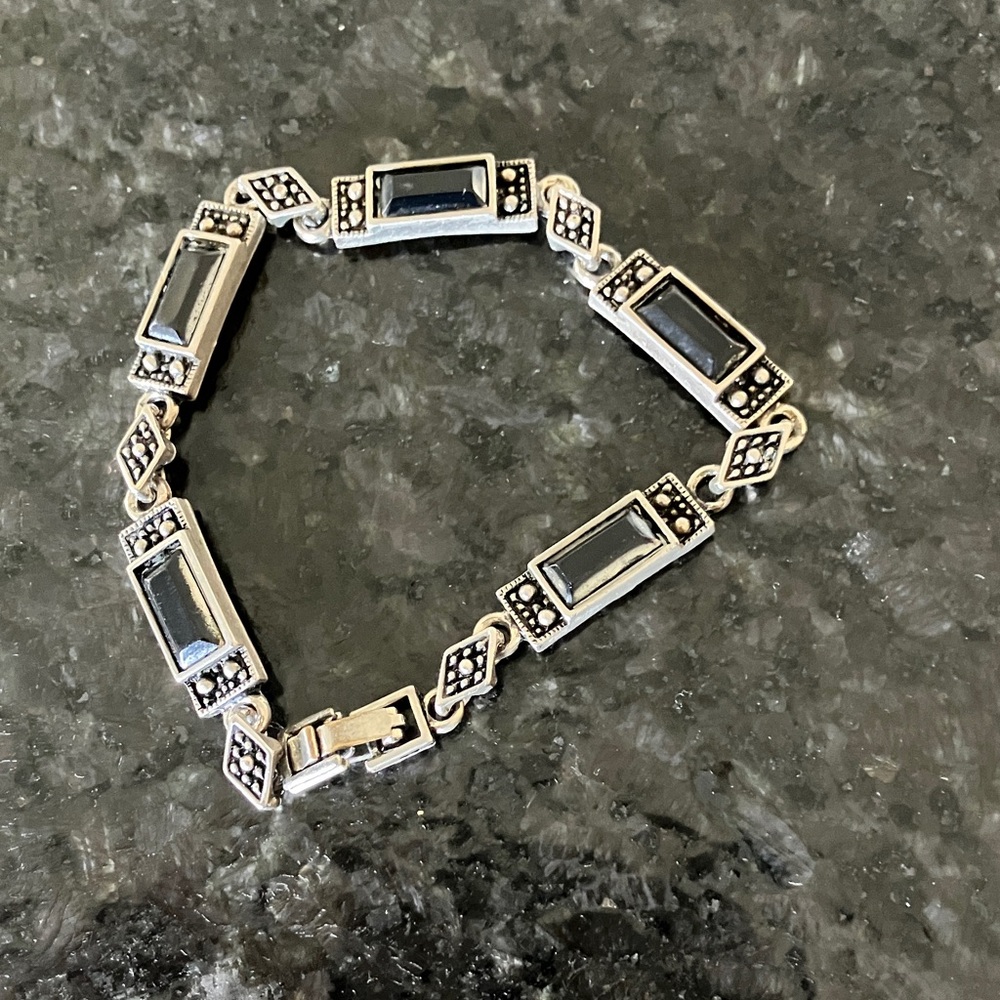 Black Marcasite Bracelet
